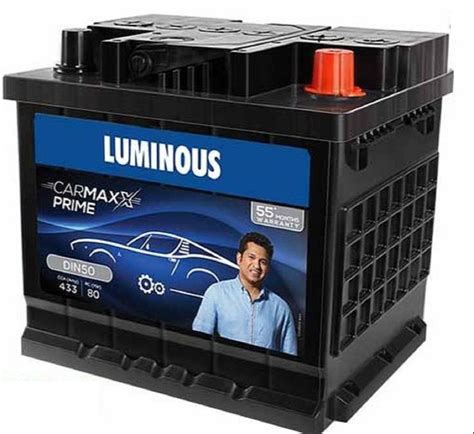 Capacity 80 Ah Luminous Car Battery Model Namenumber Din50 At Rs