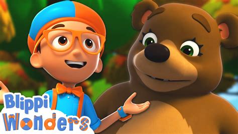 Blippi Meets Bears Blippi Wonders Cartoon Learn Abc 123 Fun