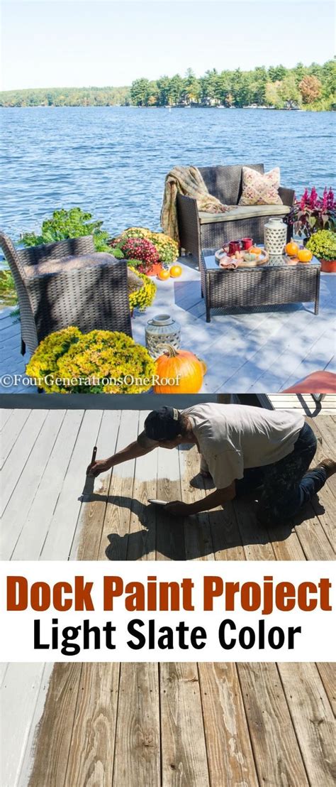 Superdeck deck and dock reviews about photos mtgimage. Our Newly Painted Dock {makeover} | Deck paint, Outdoor ...