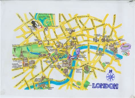Mapa De Londres Com Pontos Turisticos Mapa