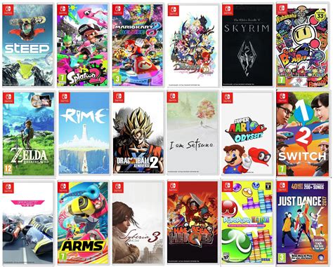 Nintendo Switch Games I Put Some Game Covers Together Nintendoswitch