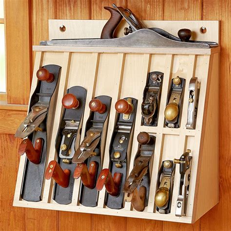 Hand Plane Rack Woodworking Plan From Wood Magazine Woodworking
