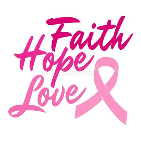 Decorate your laptops, water bottles, helmets, and cars. Breast Cancer Awareness Quotes. Faith Hope Love Stock ...