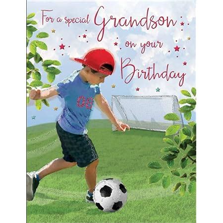 Amazon Com Birthday Card Grandson X Inches Regal Publishing C Everything Else