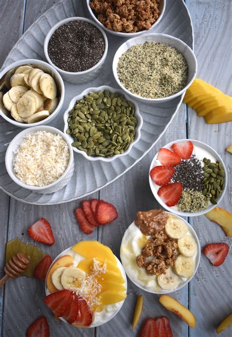 We can bring our yogurt bar to you. Build Your Own Yogurt Bowl Bar | The Nutritionist Reviews