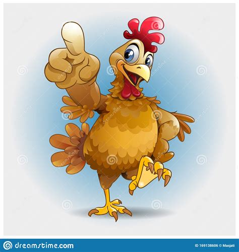 Chicken Mascot Or Symbol Stock Vector Illustration Of Fresh 169138606