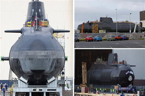 Britains New Nuclear Submarine Hms Audacious Revealed In Barrow By Bae