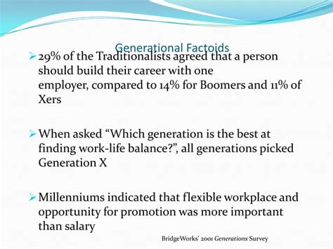 Generational Differences Presentation Ppt