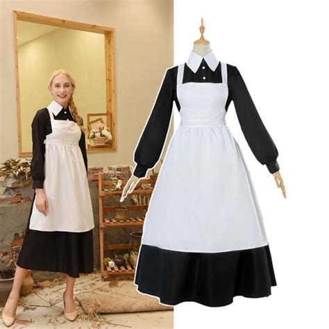 The Promised Neverland Isabella Krone Cosplay Costume Maid Uniform