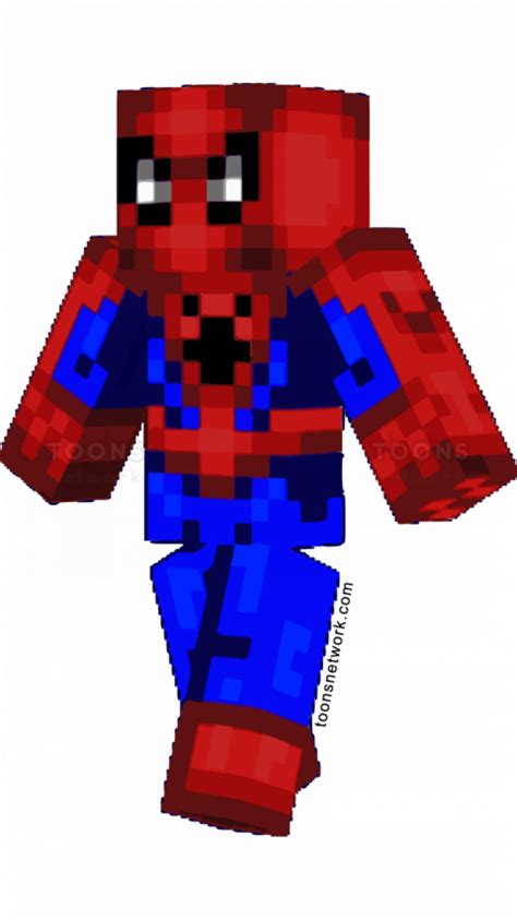 Minecraft Character Spiderman Png Image Photo 7 Toonsnetwork