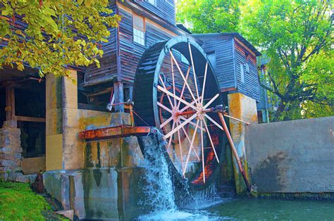 Mill Grist Mill 1830 Pigeon Forge Tennessee Photograph By William
