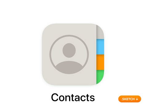 Apple Contacts App Icon Ios 13 By Around Sketch On Dribbble