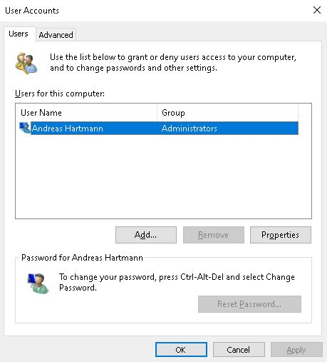 How Do I Enable Automatic Login In Windows 10 Pro With A Local Account