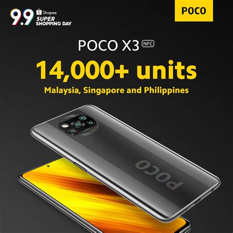 Let's look into the details about. Poco X3 NFC: Over 100,000 units sold worldwide in 3 days