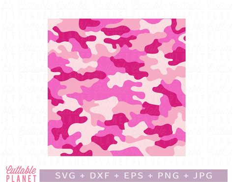 Pink Camo Svg Dxf Eps Png  Pink Camo Png Girl Camo Svg Girl