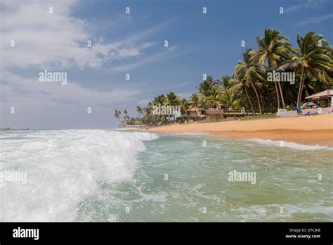 Hikkaduwa Beach At Sri Lanka Stock Photo Alamy