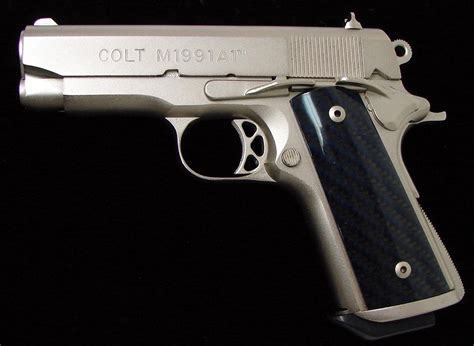 Colt 1991a1 Compact 45 Acp Caliber Pistol 3 12 Compact Model With