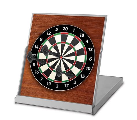 Mini Magnetic Desktop Office Dart Board With 3 Magnetic Darts Walmart