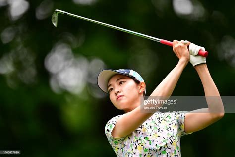 Momoka Miura Of Japan Hits Her Tee Shot On The 7th Hole During The