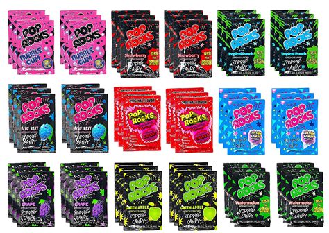 Pop Rocks Crackling Candy Variety Pack Of 54 Classic