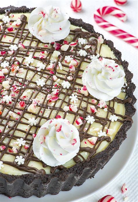 Homemade Candy Cane Pie Easy No Bake Christmas Pie Recipe