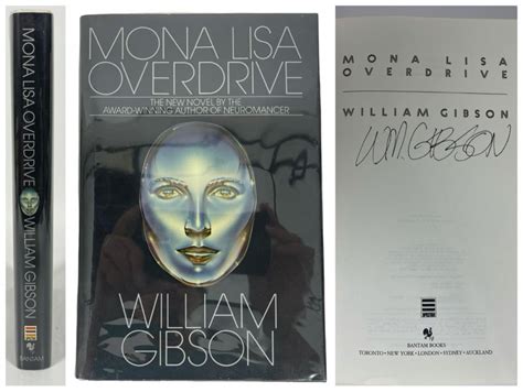 Signed First Edition Hardcover Book Mona Lisa Overdrive By William Gibson