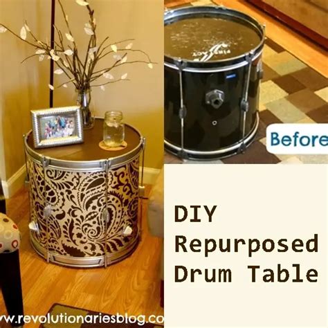 Diy Repurposed Drum Table The Homestead Survival