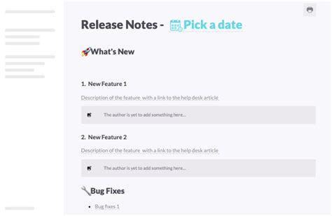5 Software Release Notes Templates In Clickup Docs And Word
