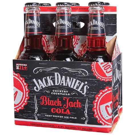 Jack daniel's country cocktails are . Jack Daniels Country Cocktails Black Jack Cola 6pk 10oz ...