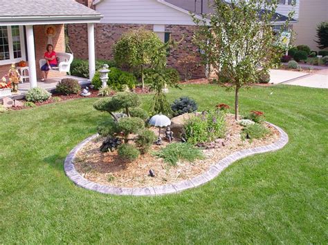 As we all know this kind of shape appears to be more natural. Garden Island Bed Inspiring Ideas | Rock garden ...