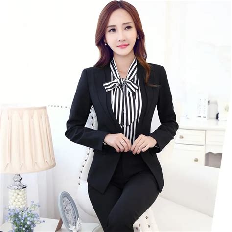 2015 nuevas mujeres elegantes traje 3 unidades conjunto de la chaqueta blazer mujer con camisa y