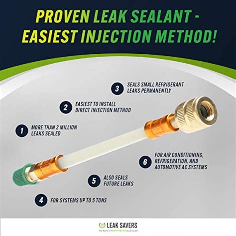 Leak Saver Direct Inject Refrigerant Leak Sealer 3 Pack 2022 Updated