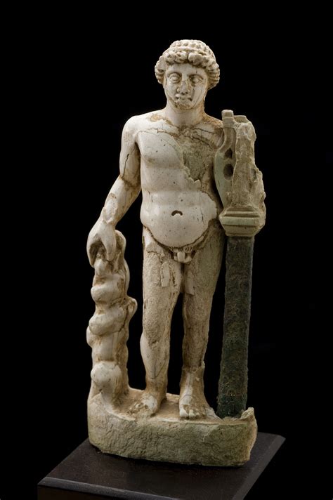 An Ancient Roman Ivory Statue Of Apollo Bce Ce X