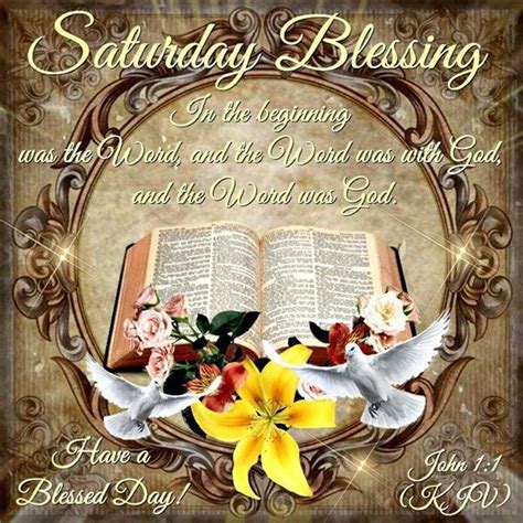 Saturday Blessings Image With Bible Quote Pictures Photos And Images