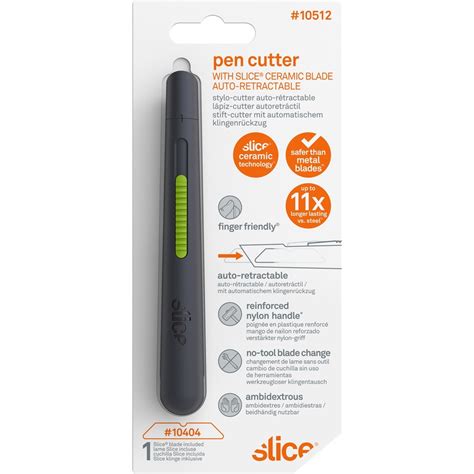Slice Pen Cutter Auto Retractable Retractable Anti Magnetic Rust