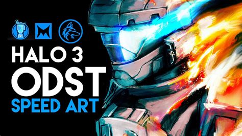 Odst Halo 3 Odst Speed Art Youtube