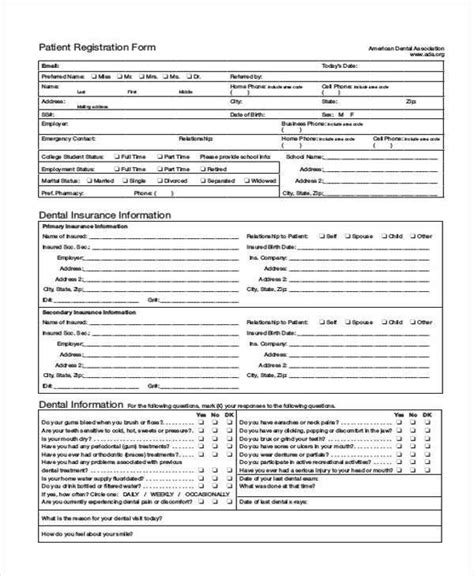 New Patient Forms Templates Beautiful Registration Form Templates