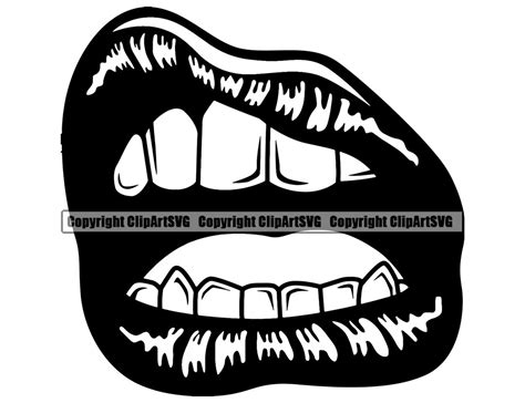 Sexy Lips Mouth Teeth Thug Gangster Mean Mug Mask Woman Female Etsy