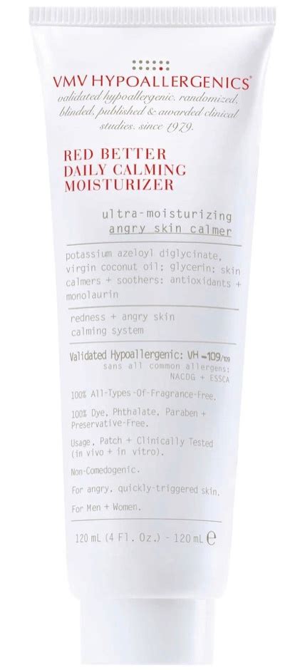 Vmv Hypoallergenics Red Better Daily Calming Moisturizer Ingredients Explained