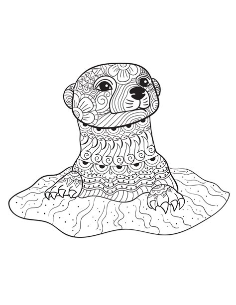 Free Adult Coloring Pages Animals At Free Printable