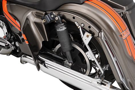 Legends Black Rear Motorcycle Air Shocks 98 16 Harley Davidson Touring