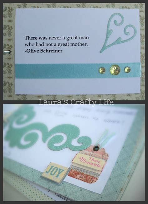 Resources related to what to write in a yearbook. Baby Shower: Advice Book - Laura's Crafty Life