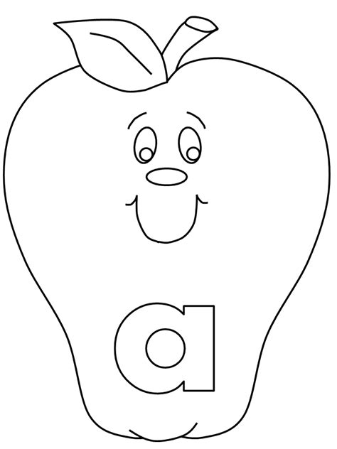 Alphabet A Coloring Pages And Coloring Book