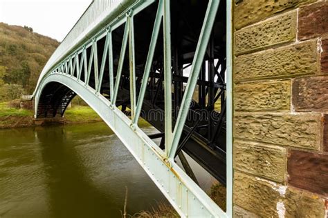 Bigsweir Bridge A Single Span Iron Bridge Over The River Wye An Stock