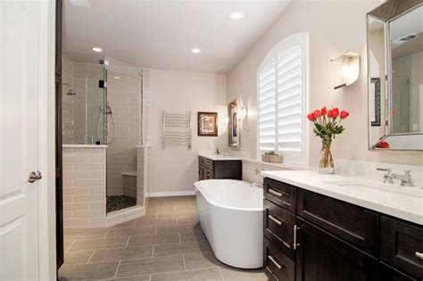 The sleek marble and stunningly creative accent pieces came together to create a light and airy spa retreat. Master Bathrooms | HGTV