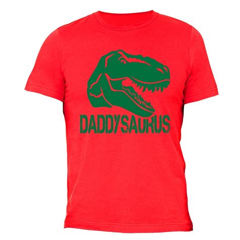Grandfather Ts Super Dad Fathers Day T Shirts Mens Crew Neck T Rex Ts For Father