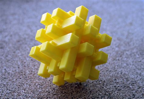 This 3d brain teaser wooden cube is also well known as the snake cube, looks so simple but requires effort of brain to solve. 10 3D Printed Puzzle Games - Gambody, 3D Printing Blog ...