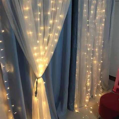 Led Curtain Wedding Fairy String Light 2mx2m 200 Led Garland Indoor