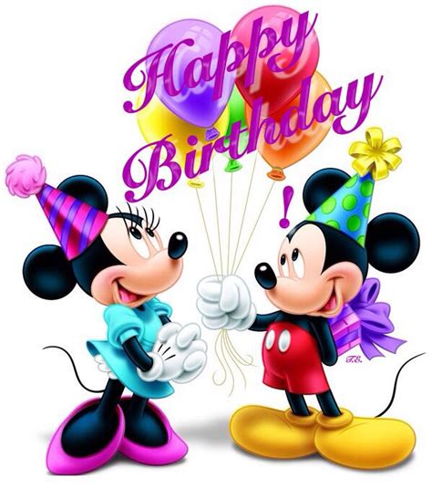 Happy Birthdaymickey And Minnie Feliz Cumpleaños Minnie Mickey