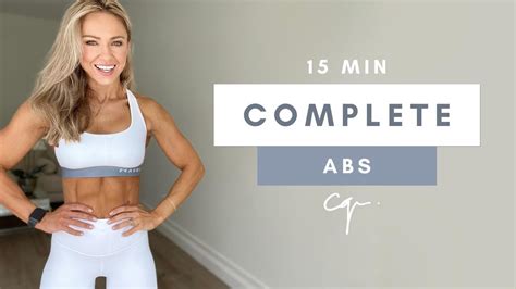15 Min Complete Abs Workout At Home Core Obliques Upper And Lower
